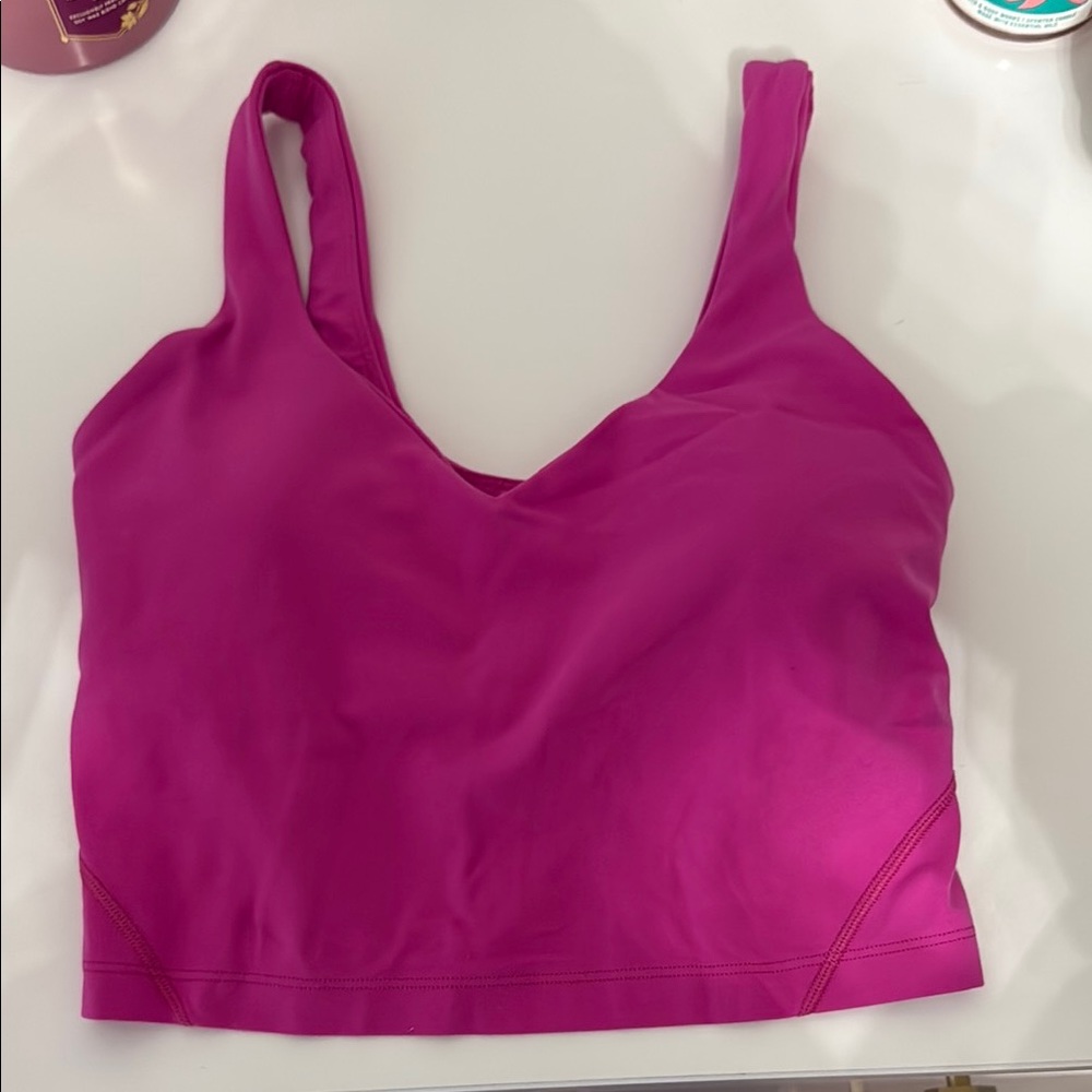 lululemon sonic pink align tank - size 4
